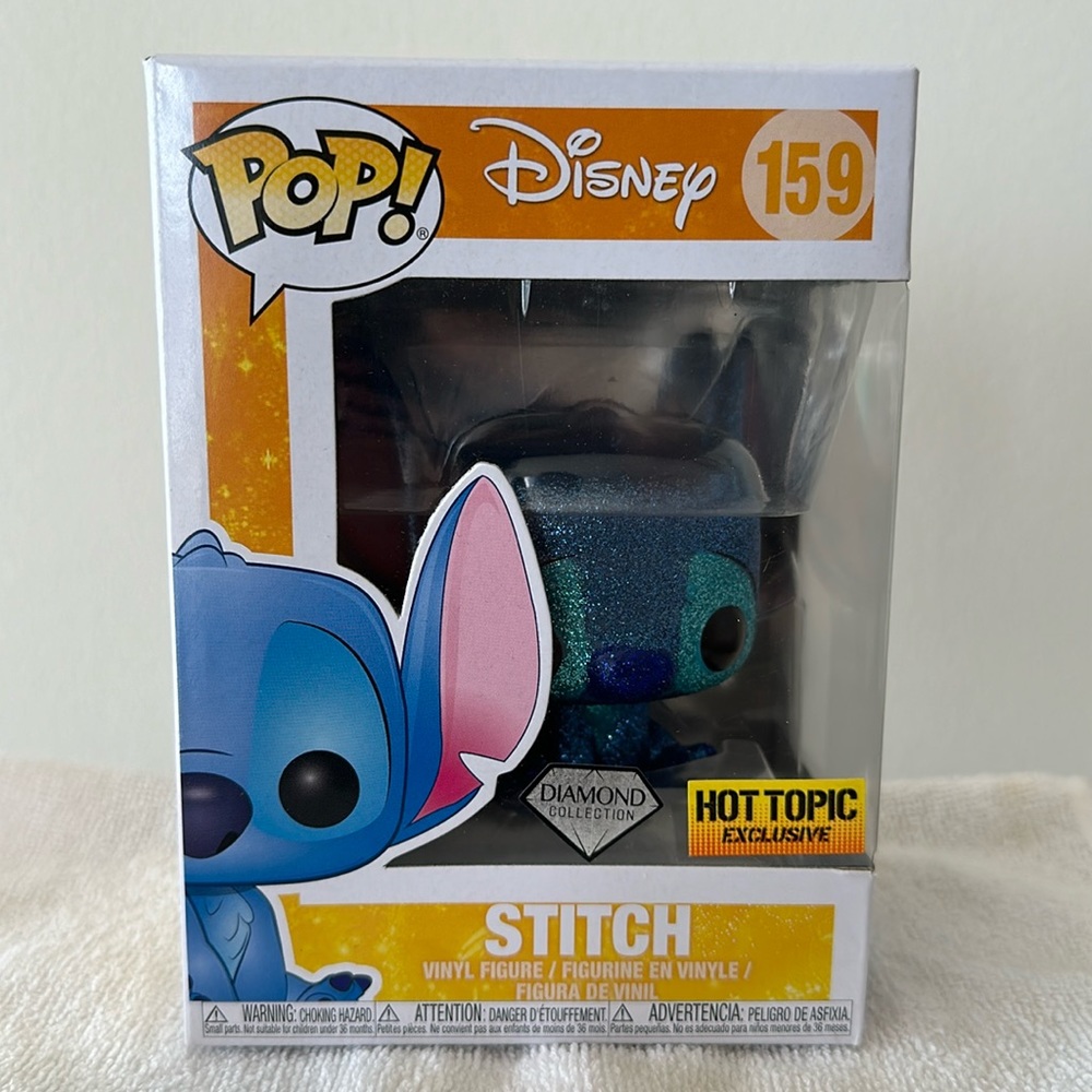 Stitch Diamond Hot Topic Exclusive Funko Pop